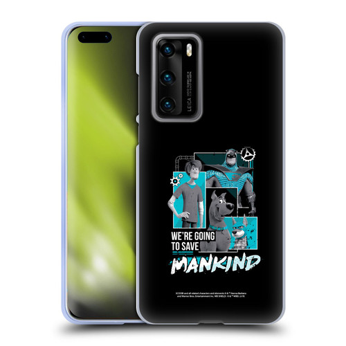 Scoob! Scooby-Doo Movie Graphics Save Mankind Soft Gel Case for Huawei P40 5G