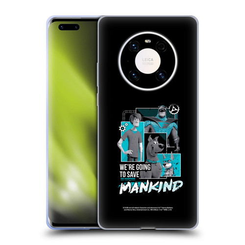 Scoob! Scooby-Doo Movie Graphics Save Mankind Soft Gel Case for Huawei Mate 40 Pro 5G