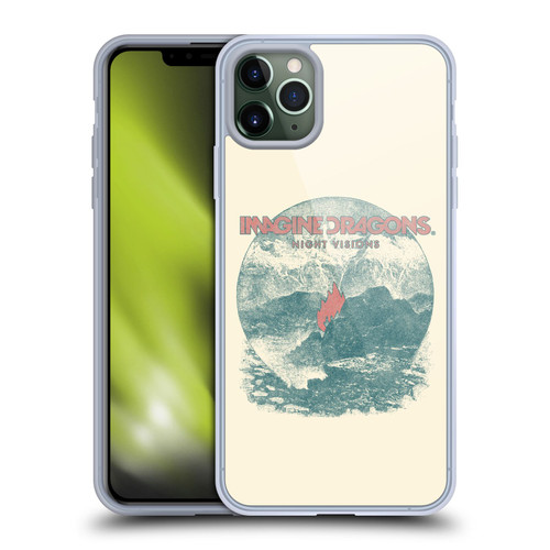 Imagine Dragons Key Art Flame Night Visions Soft Gel Case for Apple iPhone 11 Pro Max