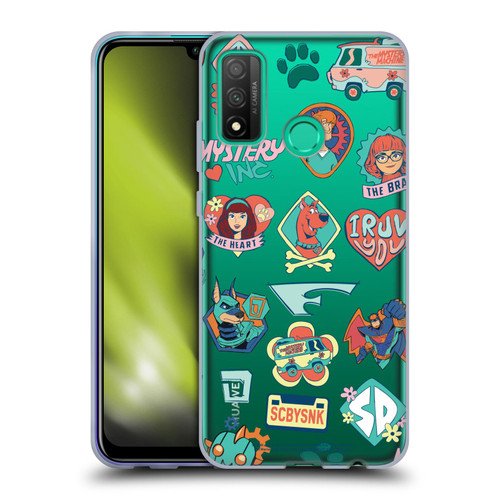Scoob! Scooby-Doo Movie Graphics Retro Icons Soft Gel Case for Huawei P Smart (2020)