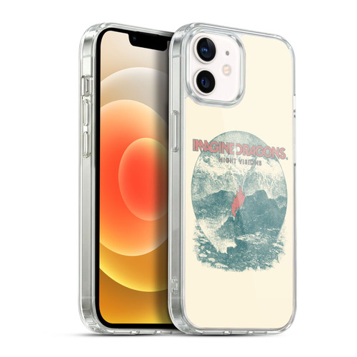 Imagine Dragons Key Art Flame Night Visions Soft Gel Case for Apple iPhone 12 / iPhone 12 Pro & MagSafe