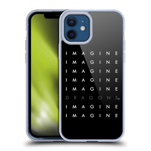 Imagine Dragons Key Art Logo Repeat Soft Gel Case for Apple iPhone 12 / iPhone 12 Pro