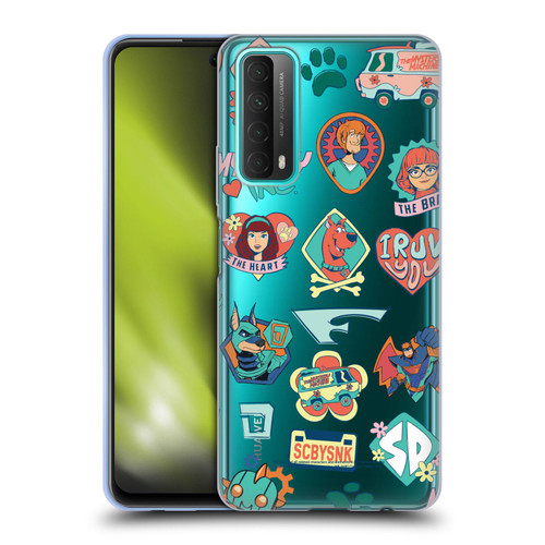 Scoob! Scooby-Doo Movie Graphics Retro Icons Soft Gel Case for Huawei P Smart (2021)