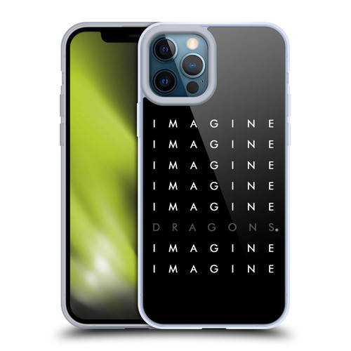 Imagine Dragons Key Art Logo Repeat Soft Gel Case for Apple iPhone 12 Pro Max