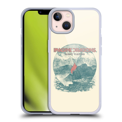 Imagine Dragons Key Art Flame Night Visions Soft Gel Case for Apple iPhone 13