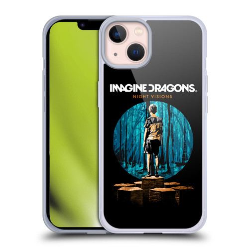 Imagine Dragons Key Art Night Visions Painted Soft Gel Case for Apple iPhone 13