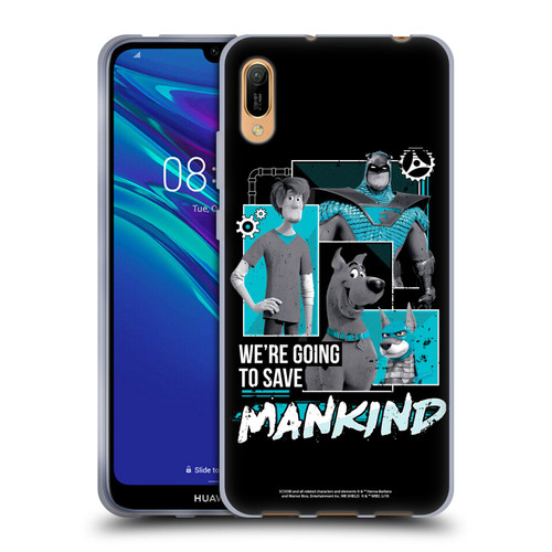 Scoob! Scooby-Doo Movie Graphics Save Mankind Soft Gel Case for Huawei Y6 Pro (2019)