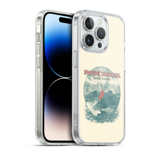 Imagine Dragons Key Art Flame Night Visions Soft Gel Case for Apple iPhone 13 Pro & MagSafe