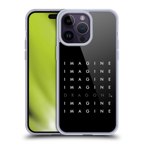 Imagine Dragons Key Art Logo Repeat Soft Gel Case for Apple iPhone 14 Pro Max
