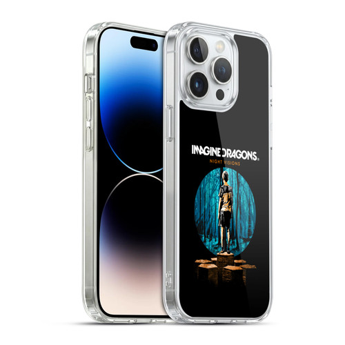 Imagine Dragons Key Art Night Visions Painted Soft Gel Case for Apple iPhone 14 Pro Max & MagSafe