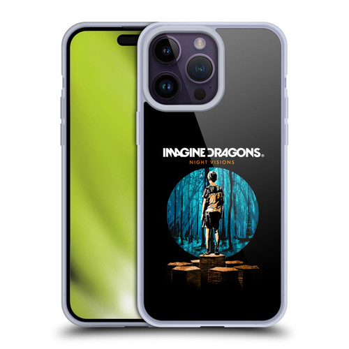 Imagine Dragons Key Art Night Visions Painted Soft Gel Case for Apple iPhone 14 Pro Max