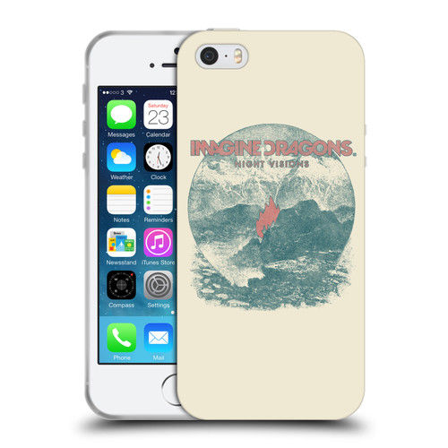 Imagine Dragons Key Art Flame Night Visions Soft Gel Case for Apple iPhone 5 / 5s / iPhone SE 2016