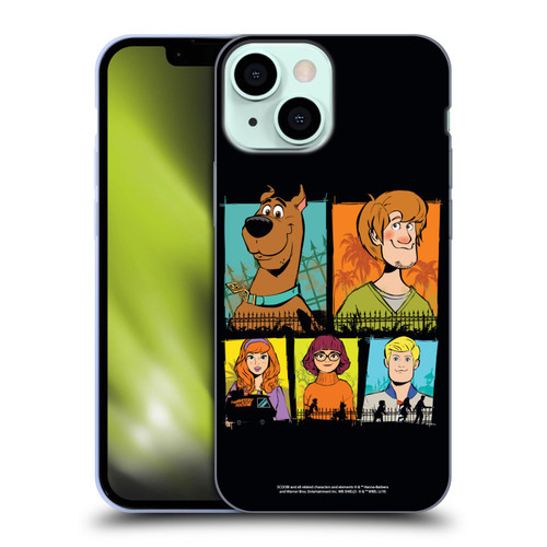 Scoob! Scooby-Doo Movie Graphics Mystery Inc. Gang Soft Gel Case for Apple iPhone 13 Mini