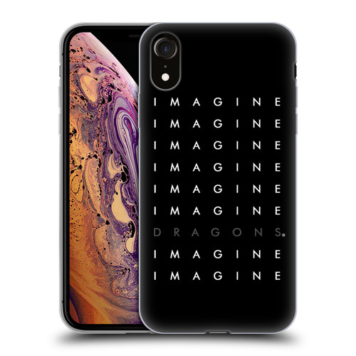 Imagine Dragons Key Art Logo Repeat Soft Gel Case for Apple iPhone XR