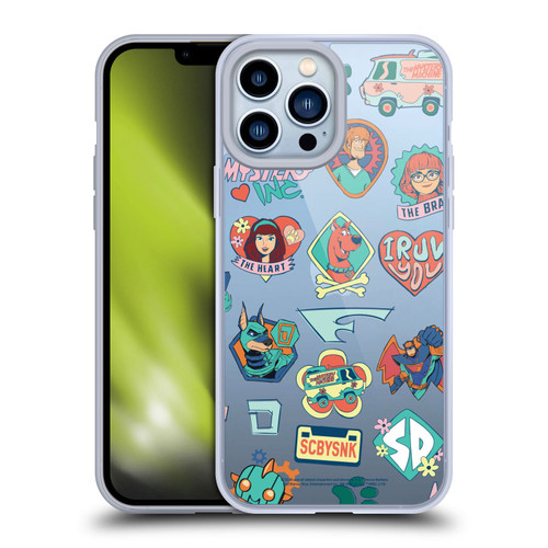 Scoob! Scooby-Doo Movie Graphics Retro Icons Soft Gel Case for Apple iPhone 13 Pro Max