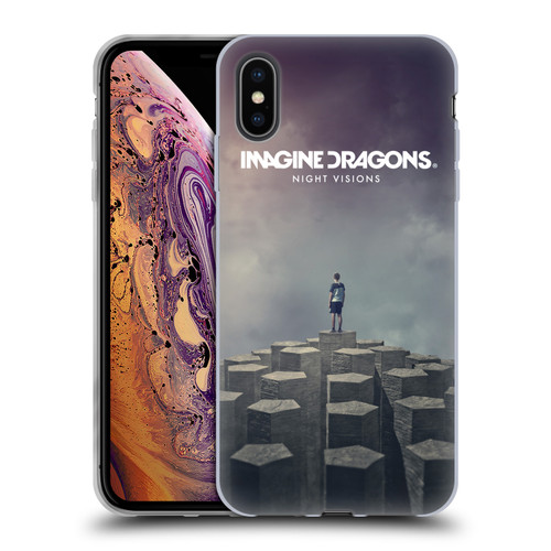 Imagine Dragons Key Art Night Visions Album Cover Soft Gel Case for Apple iPhone XS Max