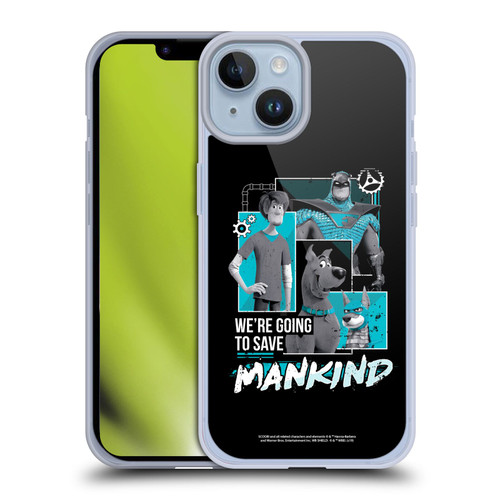 Scoob! Scooby-Doo Movie Graphics Save Mankind Soft Gel Case for Apple iPhone 14