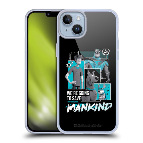 Scoob! Scooby-Doo Movie Graphics Save Mankind Soft Gel Case for Apple iPhone 14 Plus