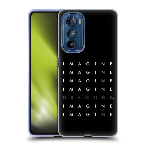 Imagine Dragons Key Art Logo Repeat Soft Gel Case for Motorola Edge 30