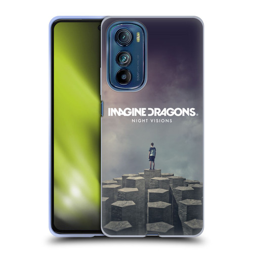 Imagine Dragons Key Art Night Visions Album Cover Soft Gel Case for Motorola Edge 30