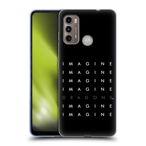 Imagine Dragons Key Art Logo Repeat Soft Gel Case for Motorola Moto G60 / Moto G40 Fusion