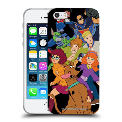 Scoob! Scooby-Doo Movie Graphics The Gang Soft Gel Case for Apple iPhone 5 / 5s / iPhone SE 2016