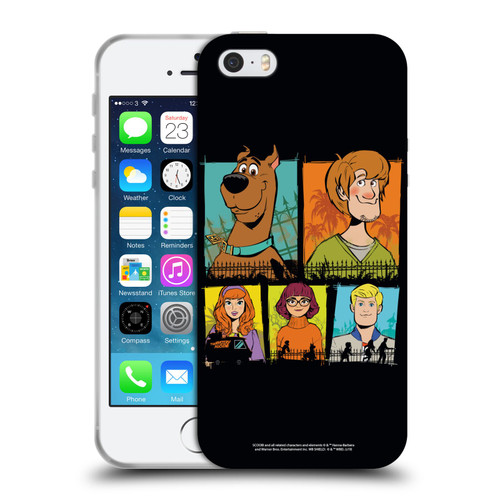 Scoob! Scooby-Doo Movie Graphics Mystery Inc. Gang Soft Gel Case for Apple iPhone 5 / 5s / iPhone SE 2016
