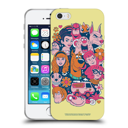 Scoob! Scooby-Doo Movie Graphics Retro Soft Gel Case for Apple iPhone 5 / 5s / iPhone SE 2016