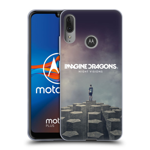 Imagine Dragons Key Art Night Visions Album Cover Soft Gel Case for Motorola Moto E6 Plus