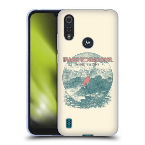 Imagine Dragons Key Art Flame Night Visions Soft Gel Case for Motorola Moto E6s (2020)