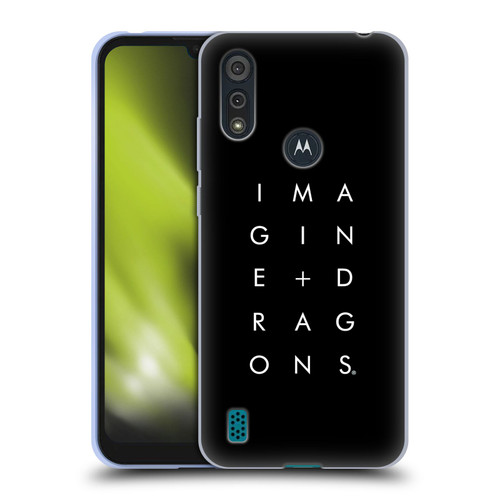 Imagine Dragons Key Art Stacked Logo Soft Gel Case for Motorola Moto E6s (2020)