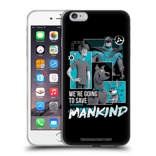 Scoob! Scooby-Doo Movie Graphics Save Mankind Soft Gel Case for Apple iPhone 6 Plus / iPhone 6s Plus