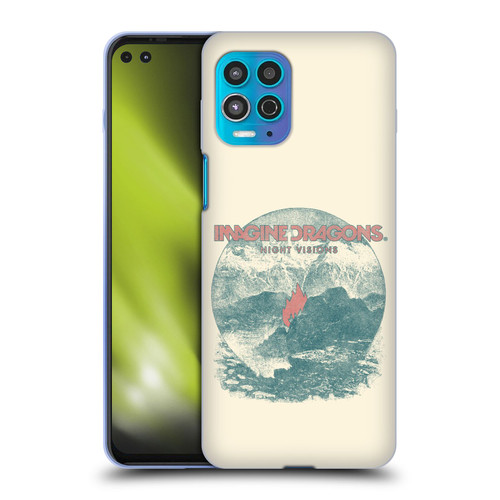 Imagine Dragons Key Art Flame Night Visions Soft Gel Case for Motorola Moto G100