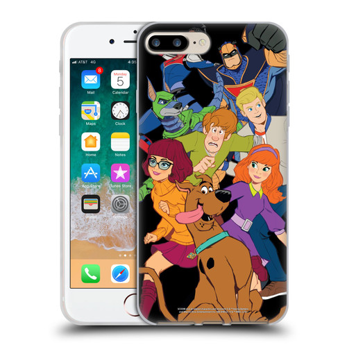 Scoob! Scooby-Doo Movie Graphics The Gang Soft Gel Case for Apple iPhone 7 Plus / iPhone 8 Plus