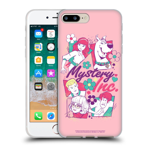 Scoob! Scooby-Doo Movie Graphics Pop Art Soft Gel Case for Apple iPhone 7 Plus / iPhone 8 Plus