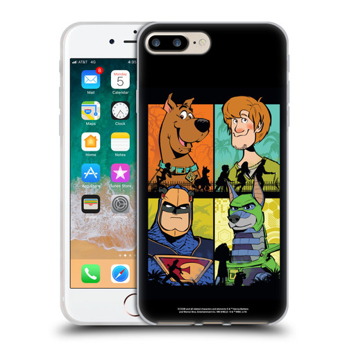 Scoob! Scooby-Doo Movie Graphics Scoob And Falcon Force Soft Gel Case for Apple iPhone 7 Plus / iPhone 8 Plus