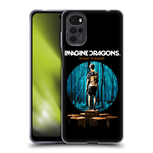 Imagine Dragons Key Art Night Visions Painted Soft Gel Case for Motorola Moto G22