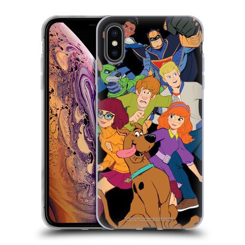 Scoob! Scooby-Doo Movie Graphics The Gang Soft Gel Case for Apple iPhone XS Max