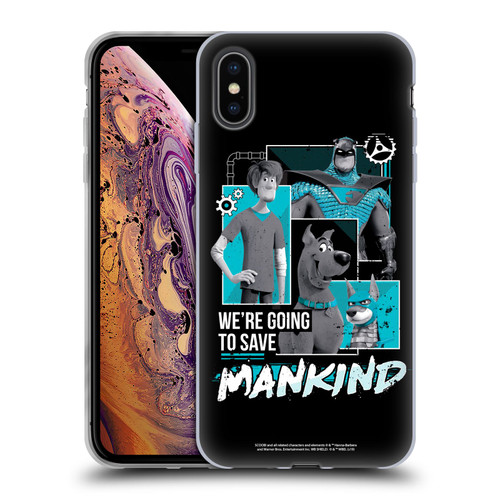 Scoob! Scooby-Doo Movie Graphics Save Mankind Soft Gel Case for Apple iPhone XS Max