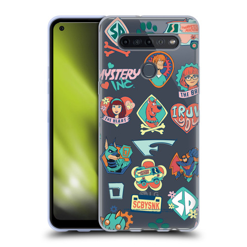 Scoob! Scooby-Doo Movie Graphics Retro Icons Soft Gel Case for LG K51S