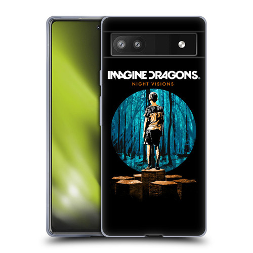 Imagine Dragons Key Art Night Visions Painted Soft Gel Case for Google Pixel 6a