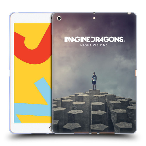 Imagine Dragons Key Art Night Visions Album Cover Soft Gel Case for Apple iPad 10.2 2019/2020/2021