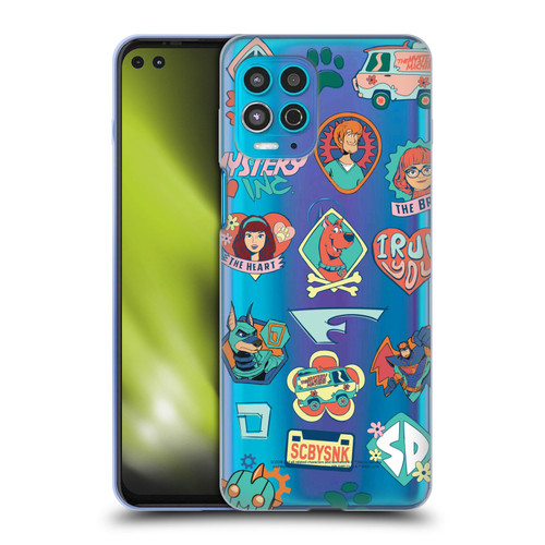 Scoob! Scooby-Doo Movie Graphics Retro Icons Soft Gel Case for Motorola Moto G100