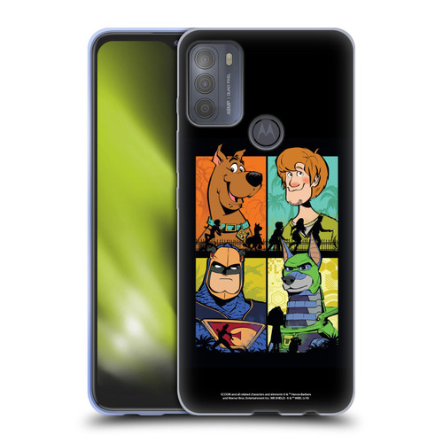 Scoob! Scooby-Doo Movie Graphics Scoob And Falcon Force Soft Gel Case for Motorola Moto G50