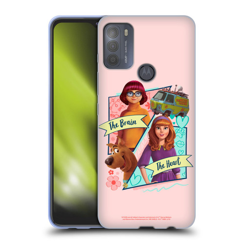 Scoob! Scooby-Doo Movie Graphics Scooby, Daphne, And Velma Soft Gel Case for Motorola Moto G50