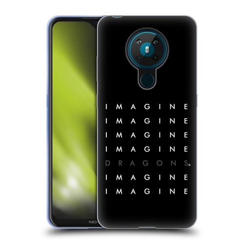 Imagine Dragons Key Art Logo Repeat Soft Gel Case for Nokia 5.3
