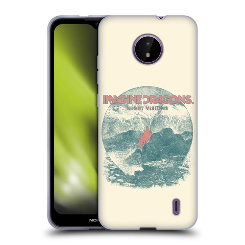 Imagine Dragons Key Art Flame Night Visions Soft Gel Case for Nokia C10 / C20