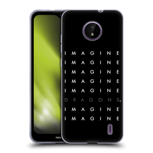 Imagine Dragons Key Art Logo Repeat Soft Gel Case for Nokia C10 / C20