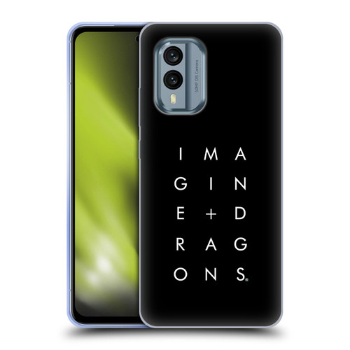 Imagine Dragons Key Art Stacked Logo Soft Gel Case for Nokia X30
