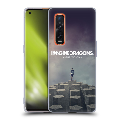 Imagine Dragons Key Art Night Visions Album Cover Soft Gel Case for OPPO Find X2 Pro 5G